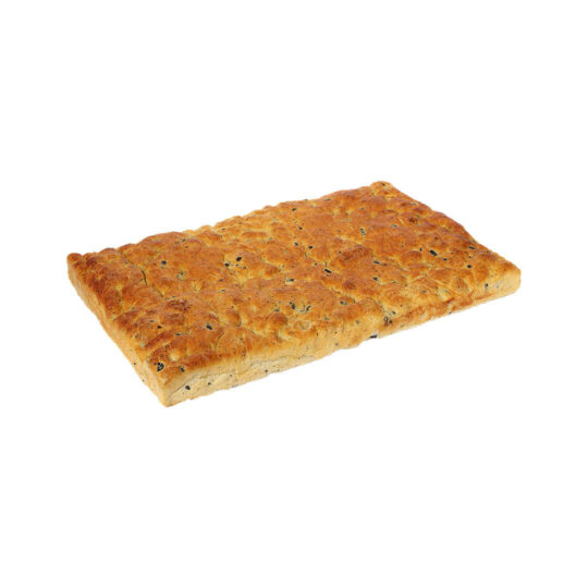 Black Olive Focaccia Slab - 2.2 Kg